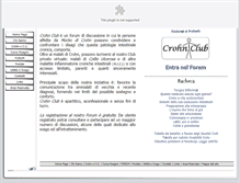 Tablet Screenshot of crohnclub.it